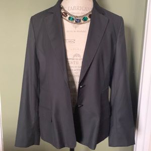 BNWOT ANNE KLEIN Black Blazer, two front pockets, with stitching details.